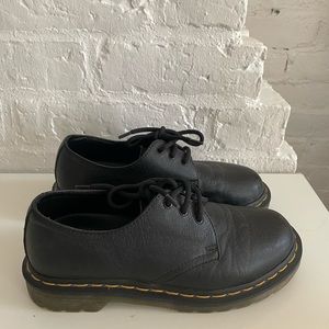 Dr. Marten Black Leather Oxfords
